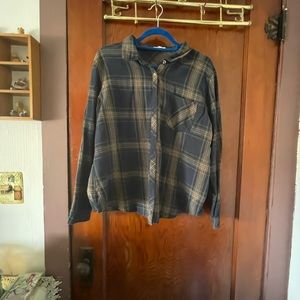 Maurices long sleeve plaid shirt